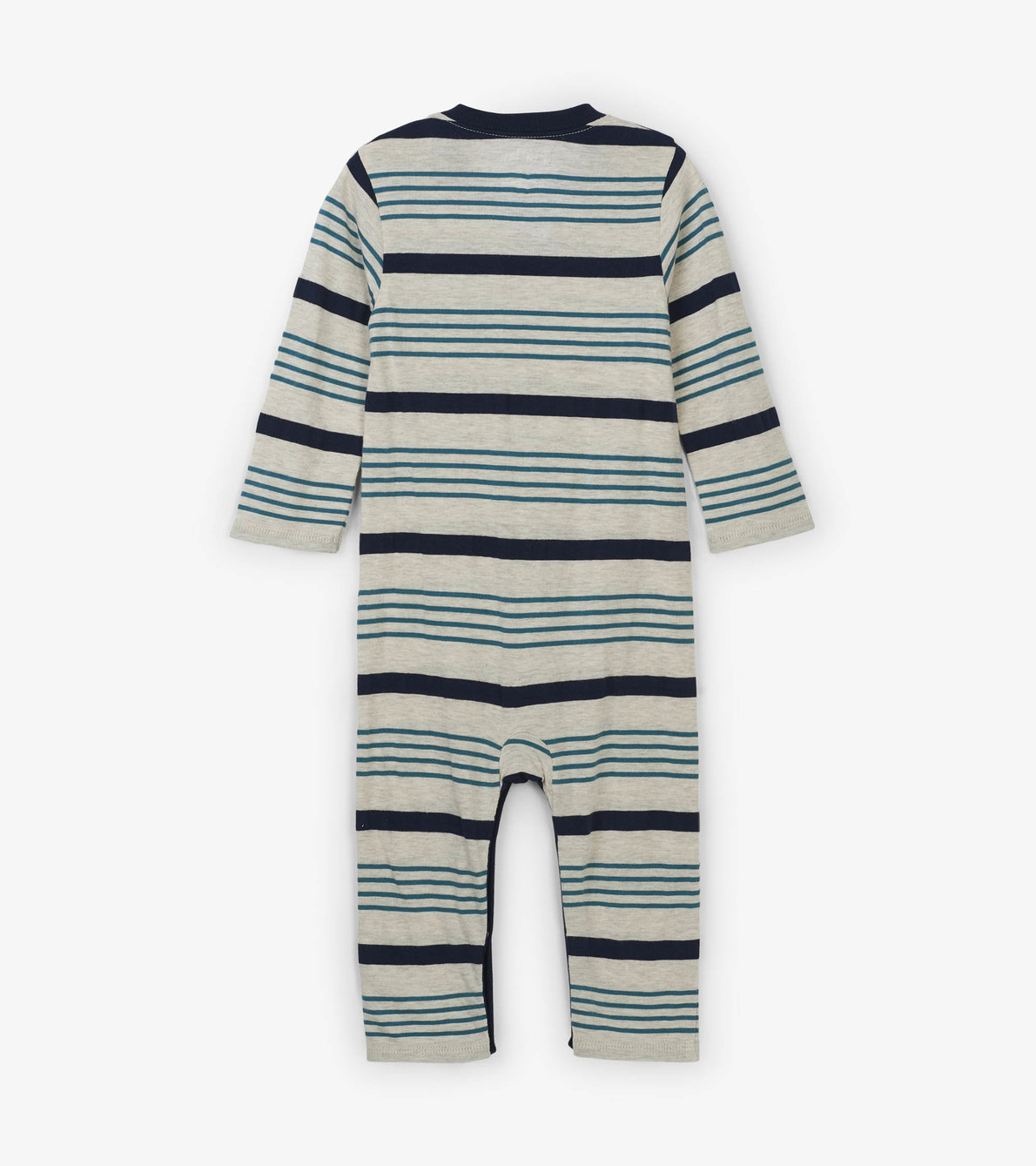 View larger image of Grey Stripe Baby Romper