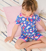 Groovy Doodle Short Pajama Set