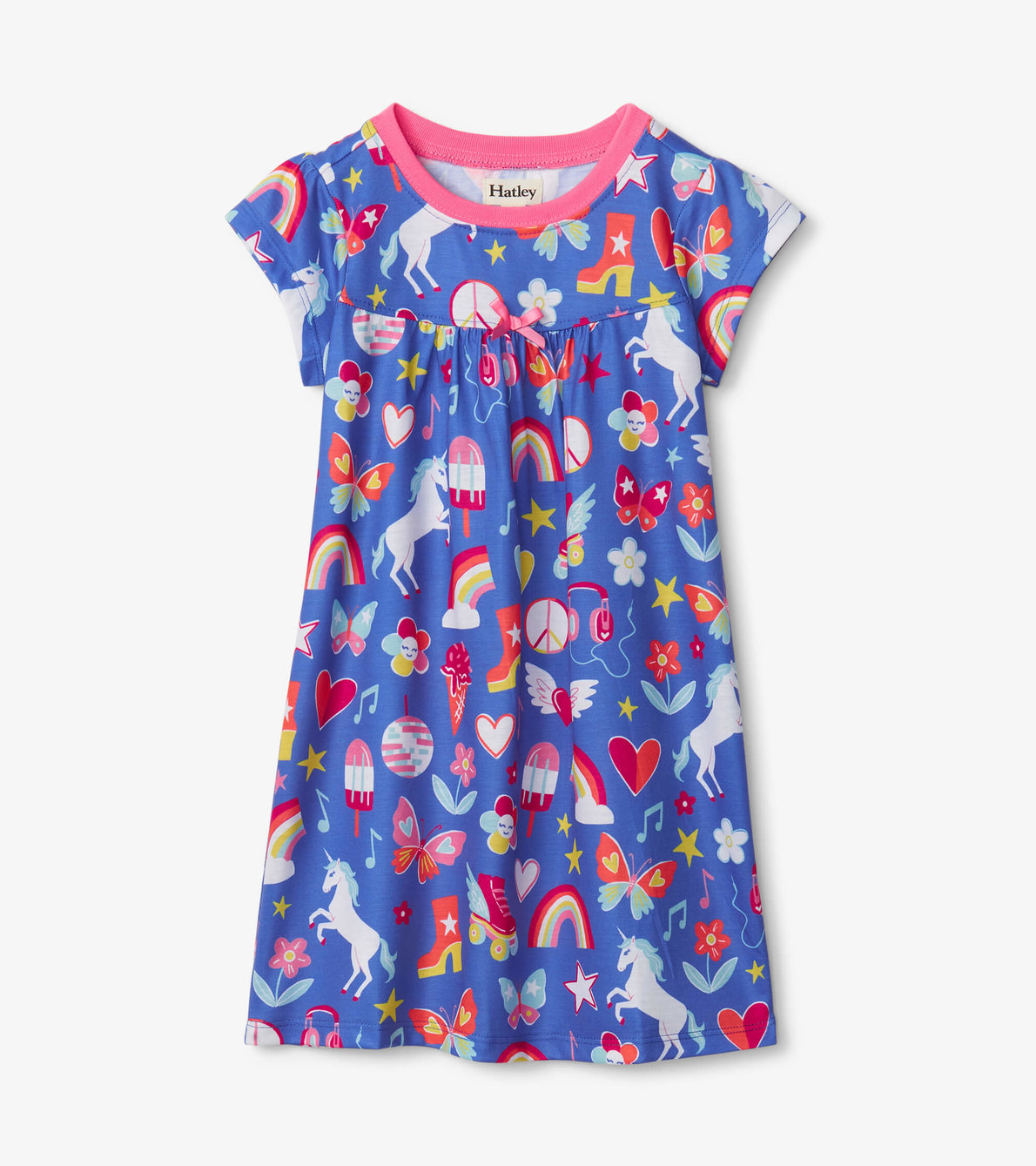 View larger image of Groovy Doodle Short Sleeve Nightdress