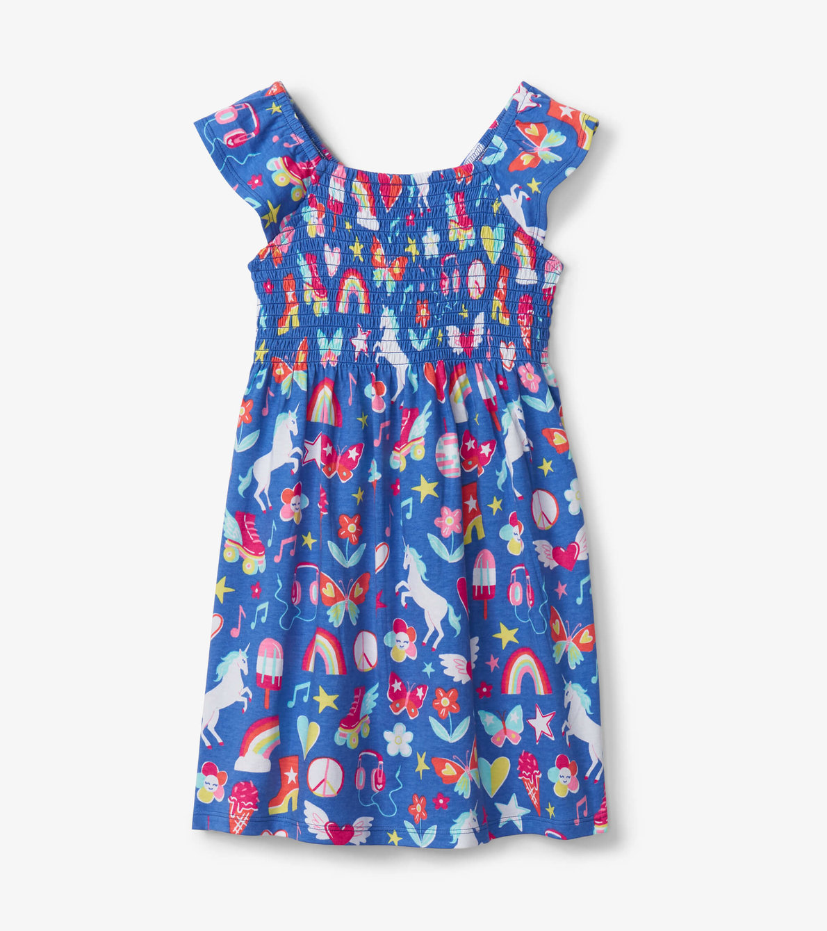 View larger image of Groovy Doodle Smocked Dress