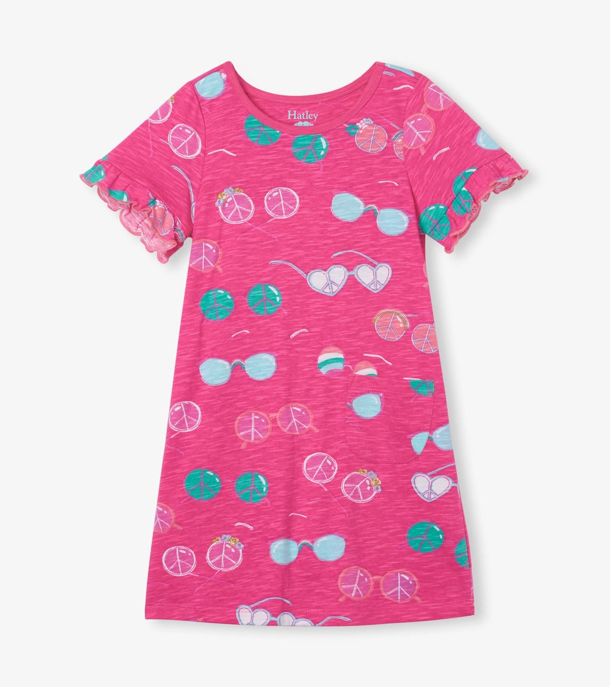 View larger image of Groovy Glasses Tee Shirt Dress