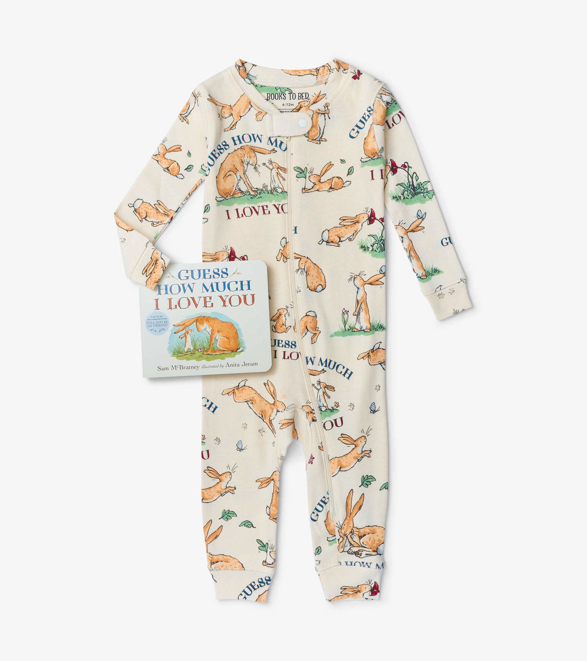 View larger image of Guess How Much I Love You Book and Infant Coverall