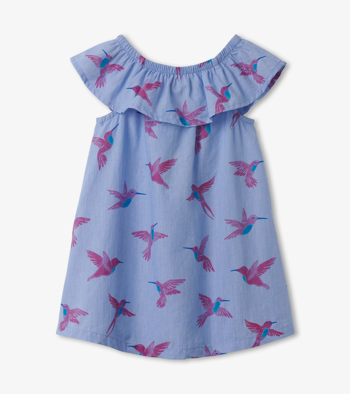 View larger image of Happy Hummingbirds Baby Ruffle Dress