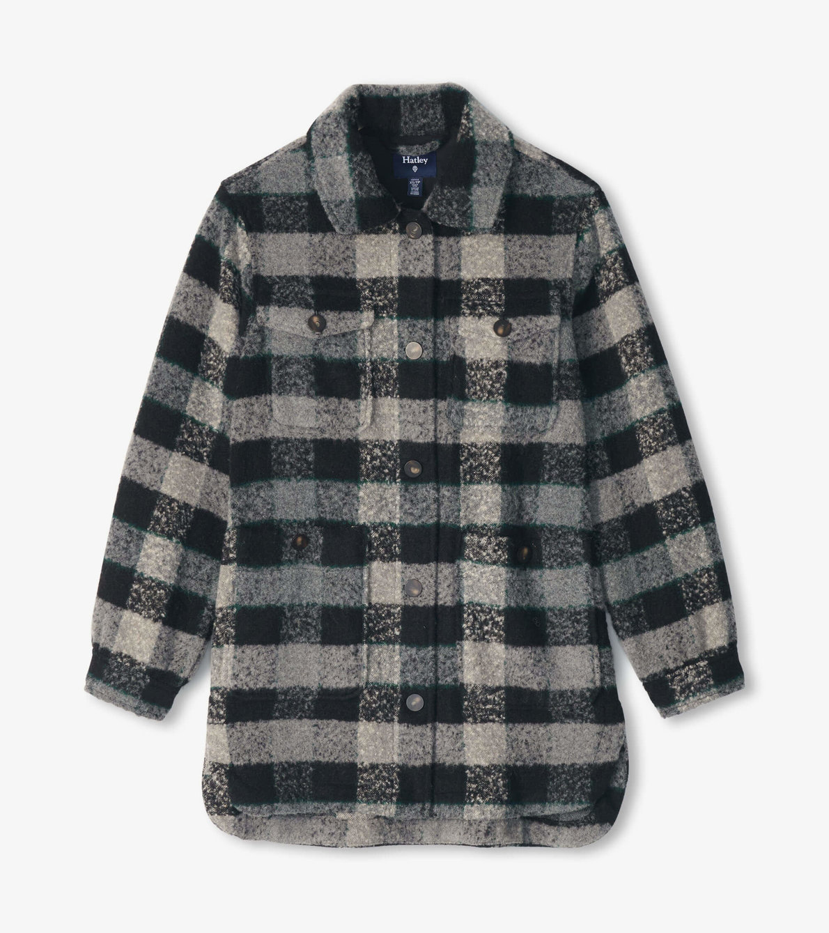 View larger image of Hayden Overshirt - Grey Classic Check