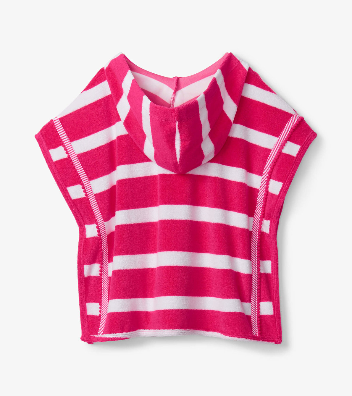 View larger image of Heart Beach Stripes Terry Hooded Cover-up