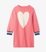 Heart Boucle Sweater Dress