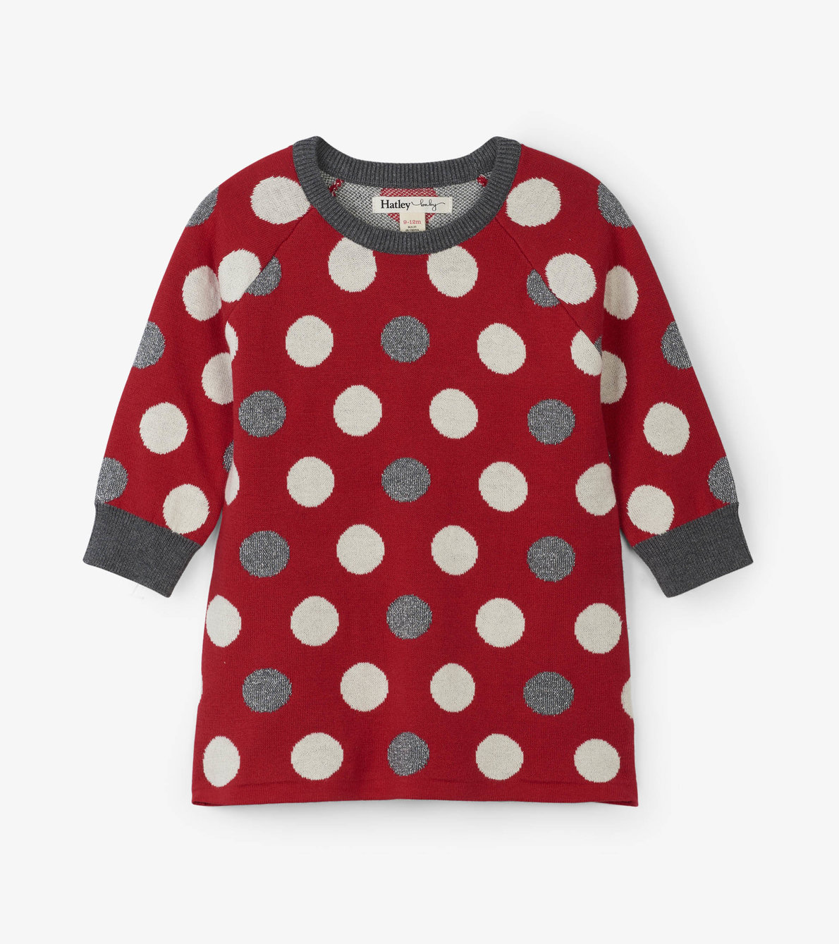 View larger image of Holiday Dots Baby Sweater Dress