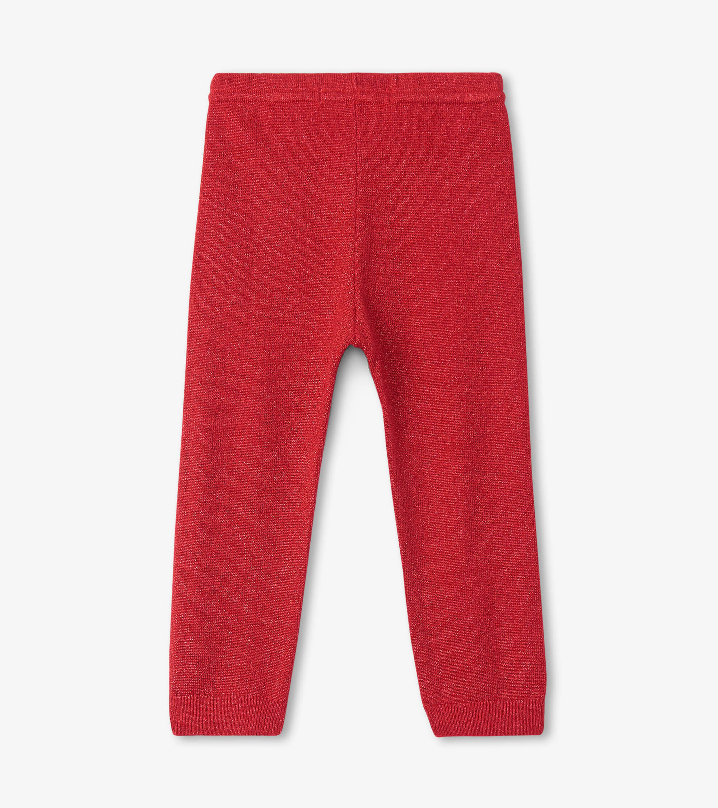Baby Red Shimmer Cable Knit Leggings - Hatley US