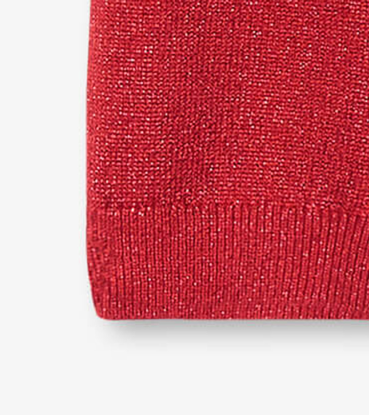 Agrandir l'image de Legging en tricot torsadé pour bébé – Rouge des fêtes