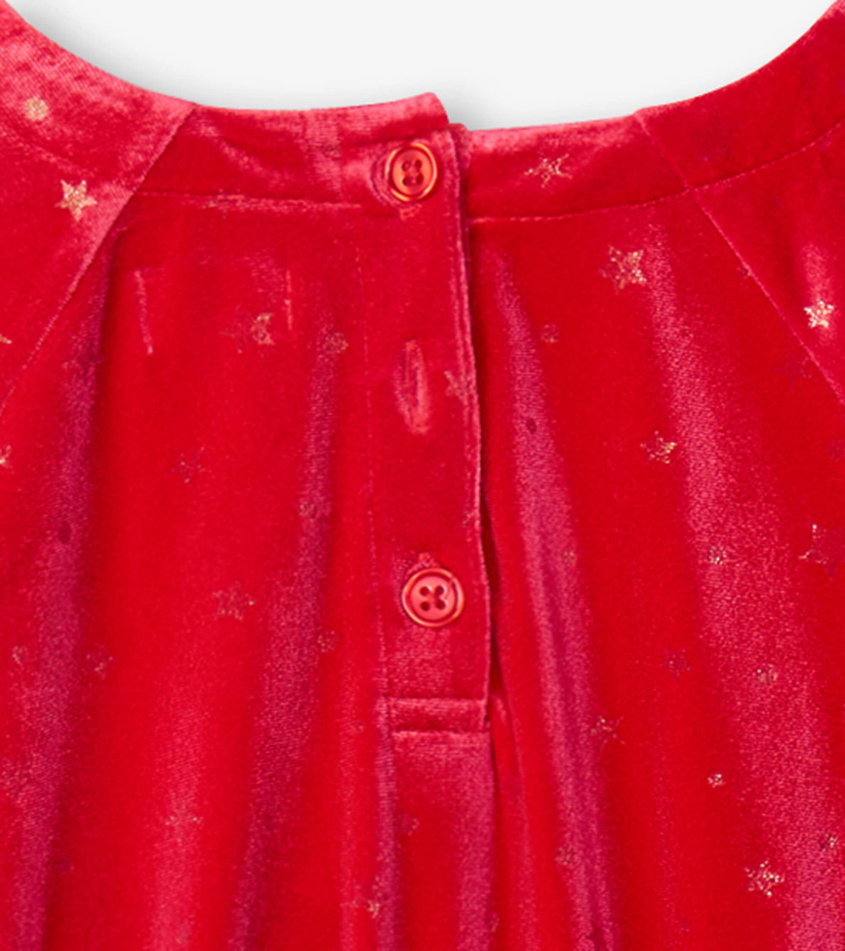 View larger image of Girls Holiday Stars Crushed Velour Dress