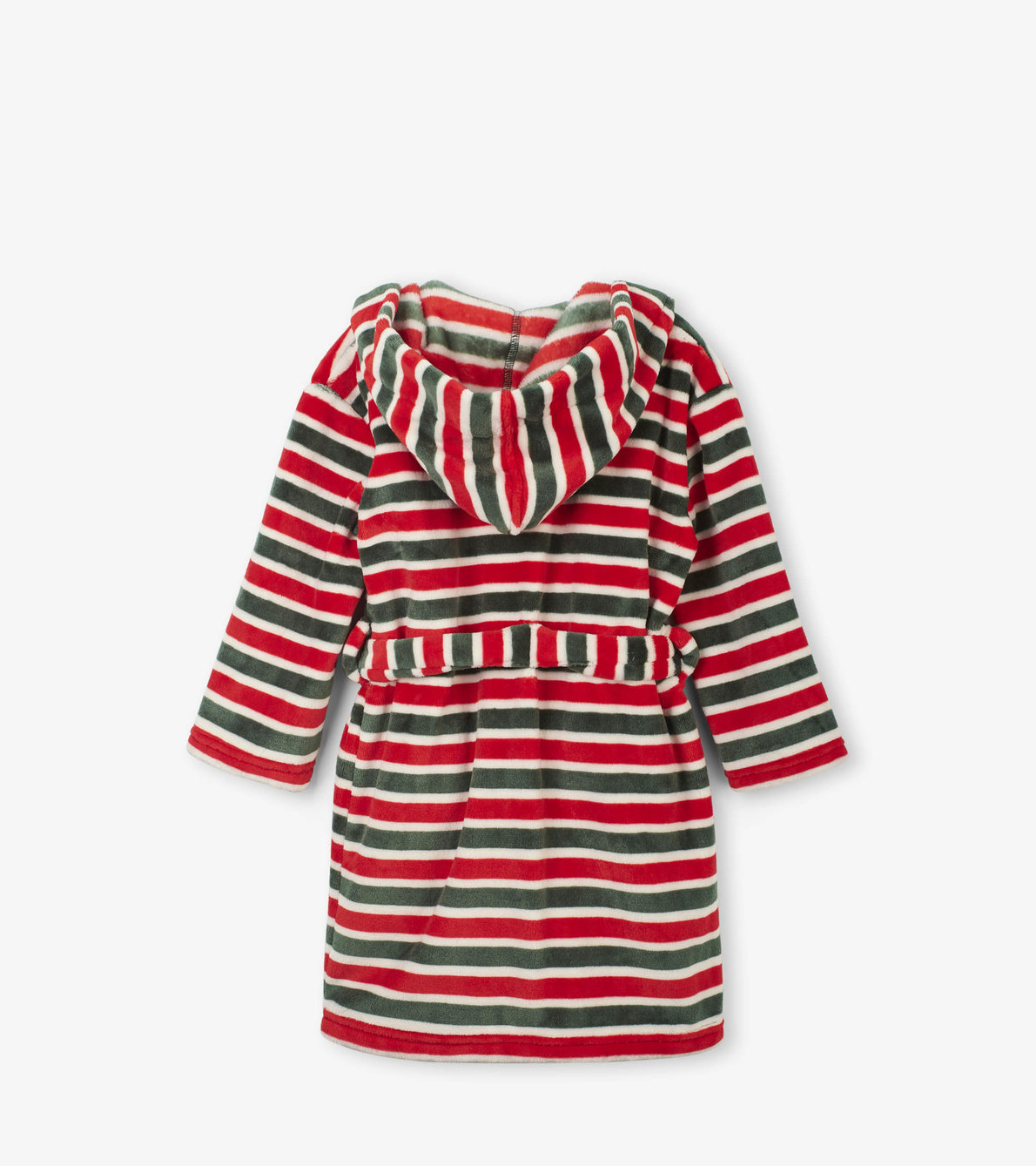 View larger image of Holiday Stripe Kids' Fleece Robe