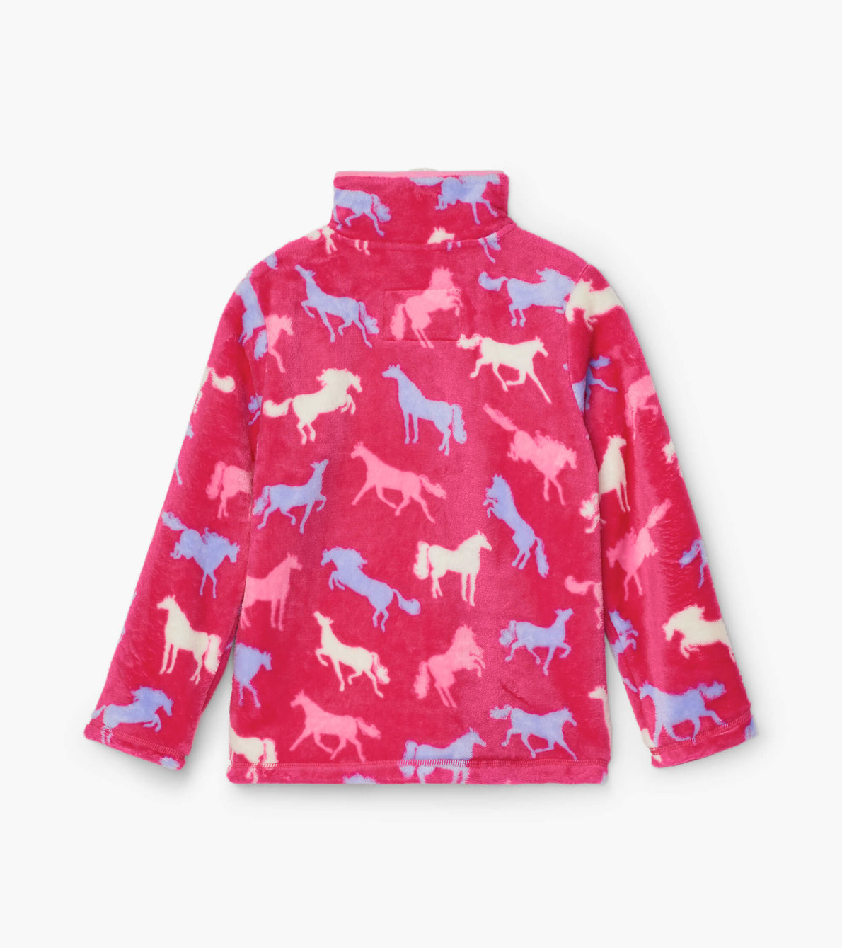 View larger image of Horse Silhouettes Fuzzy Fleece Zip Up