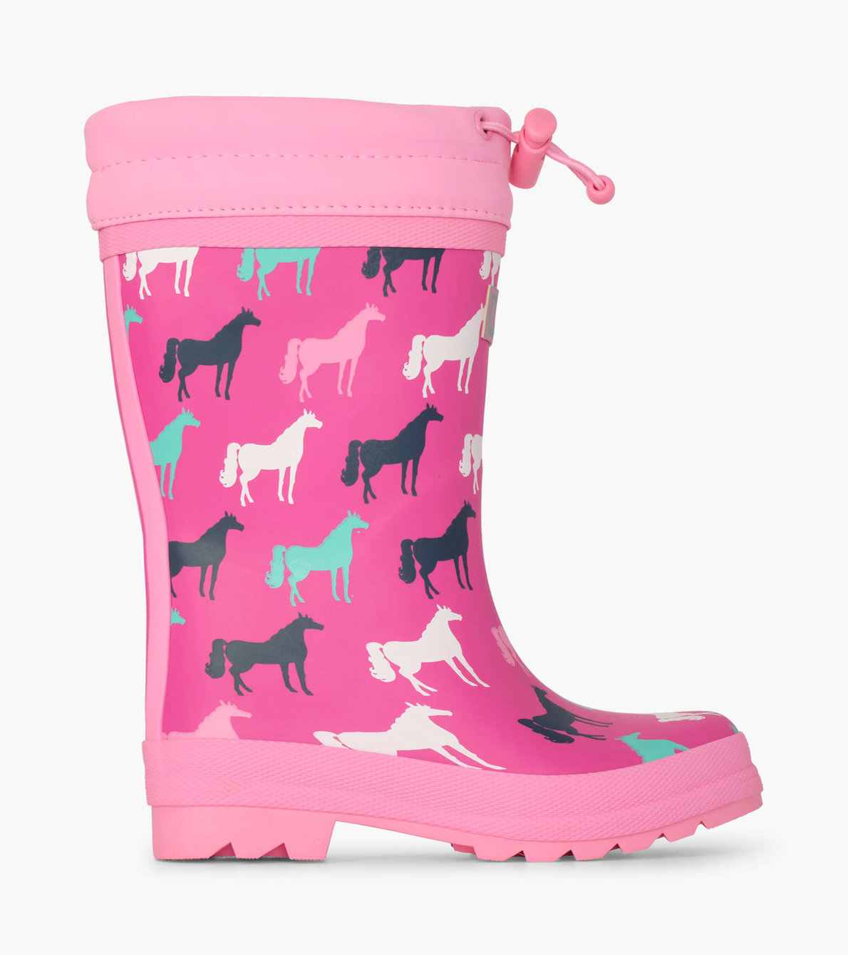 View larger image of Horse Silhouettes Sherpa Lined Rain Boots