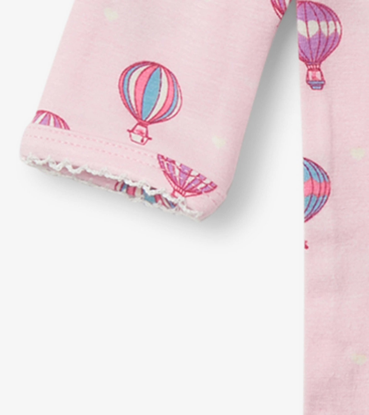 View larger image of Hot Air Balloons Newborn Ruffle Footed Sleeper