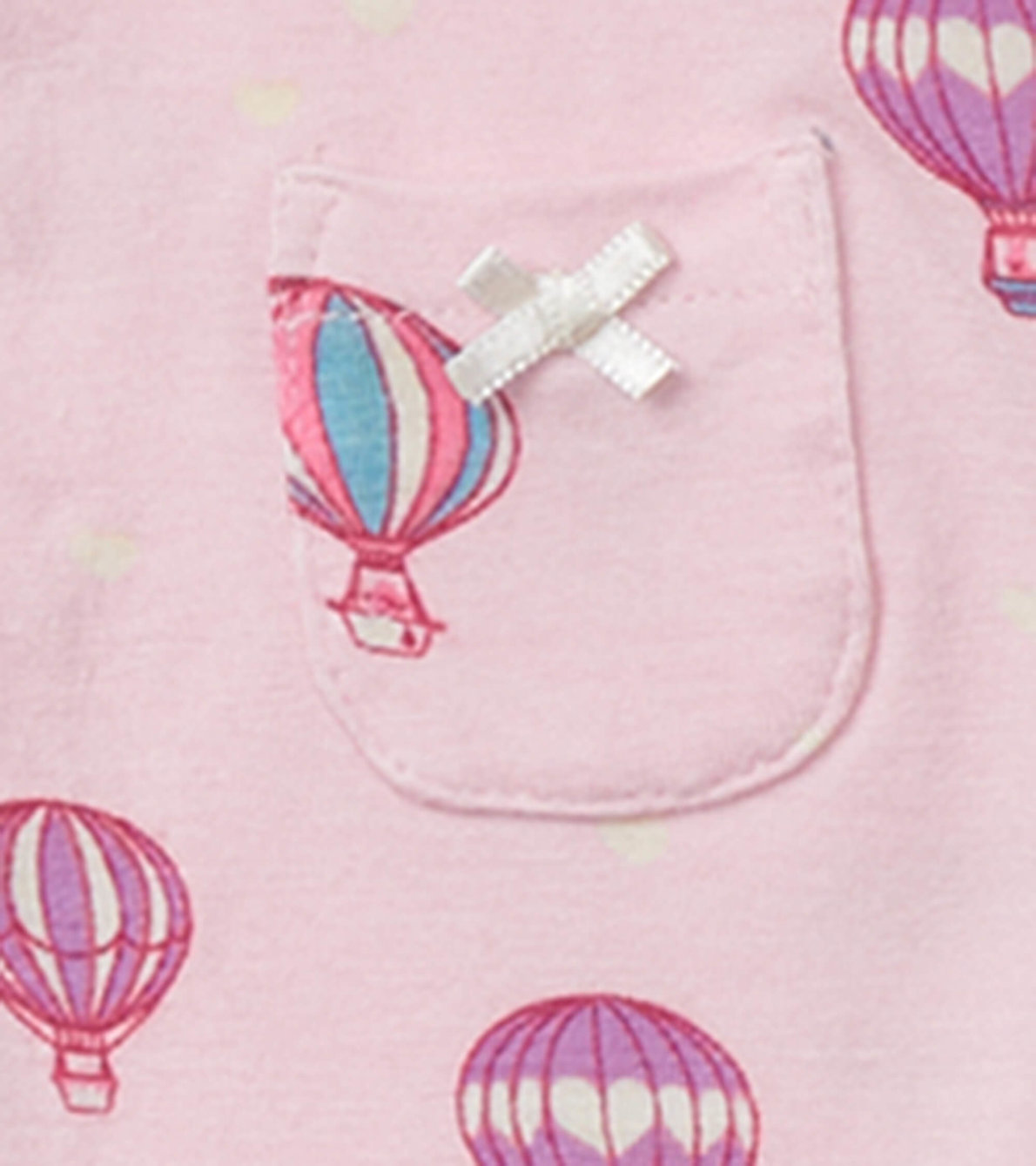 View larger image of Hot Air Balloons Newborn Ruffle Footed Sleeper
