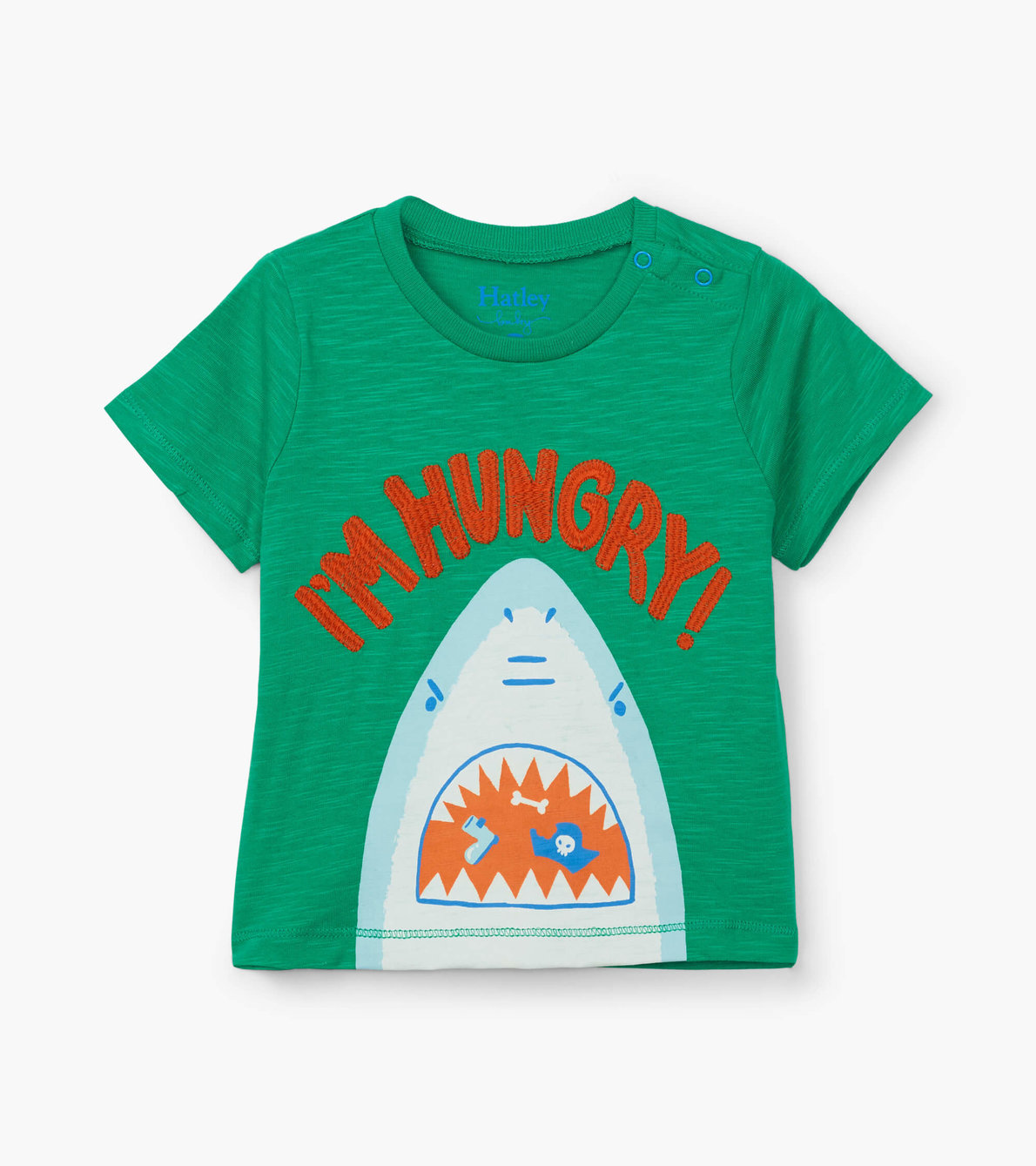 Agrandir l'image de T-shirt pour bébé – Requin affamé