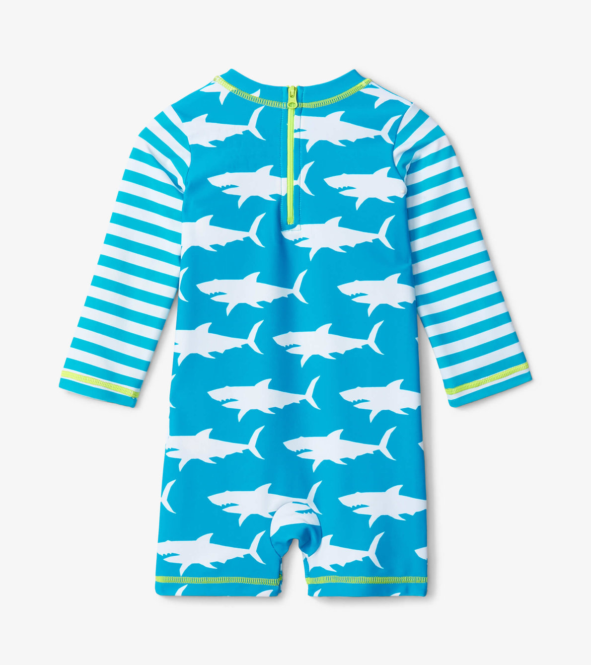 View larger image of Hungry Sharks Baby One-Piece Rashguard