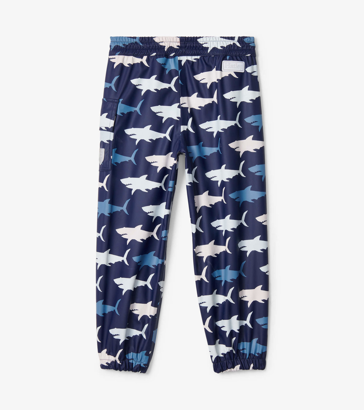 View larger image of Hungry Sharks Colour Changing Kids Rain Pants