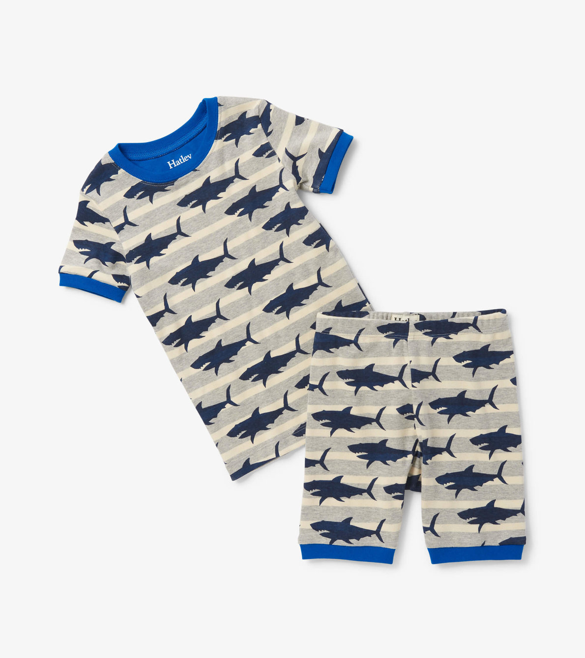 Agrandir l'image de Pyjama court – Requins affamés
