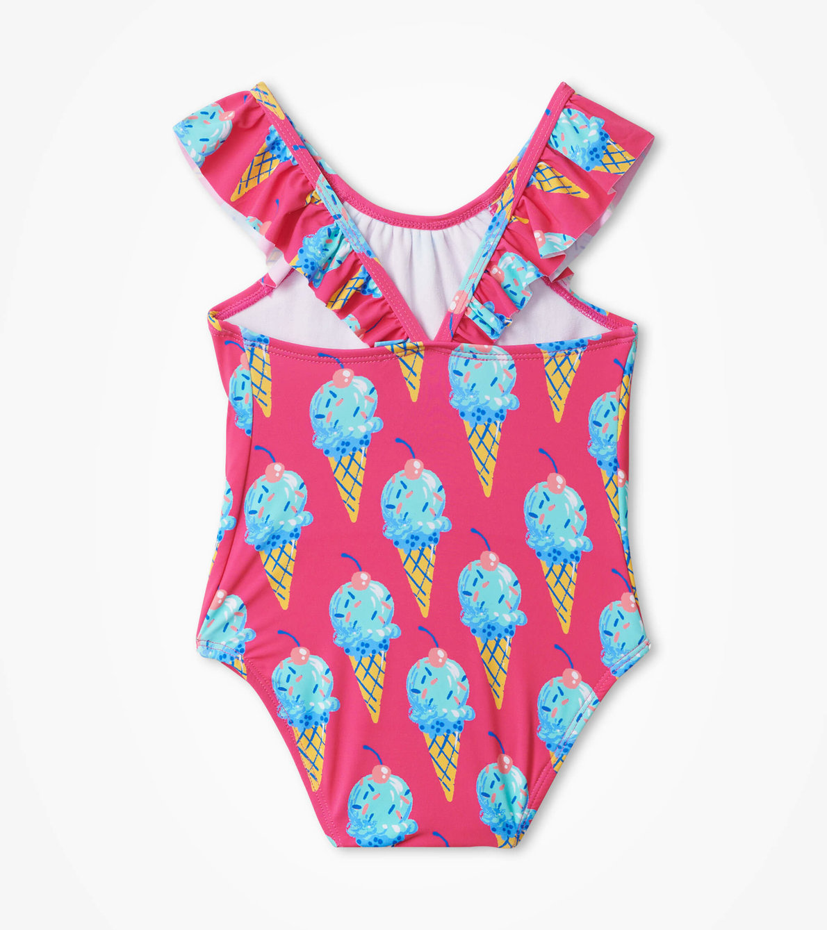 View larger image of Ice Cream Cones Baby Ruffle Swimsuit