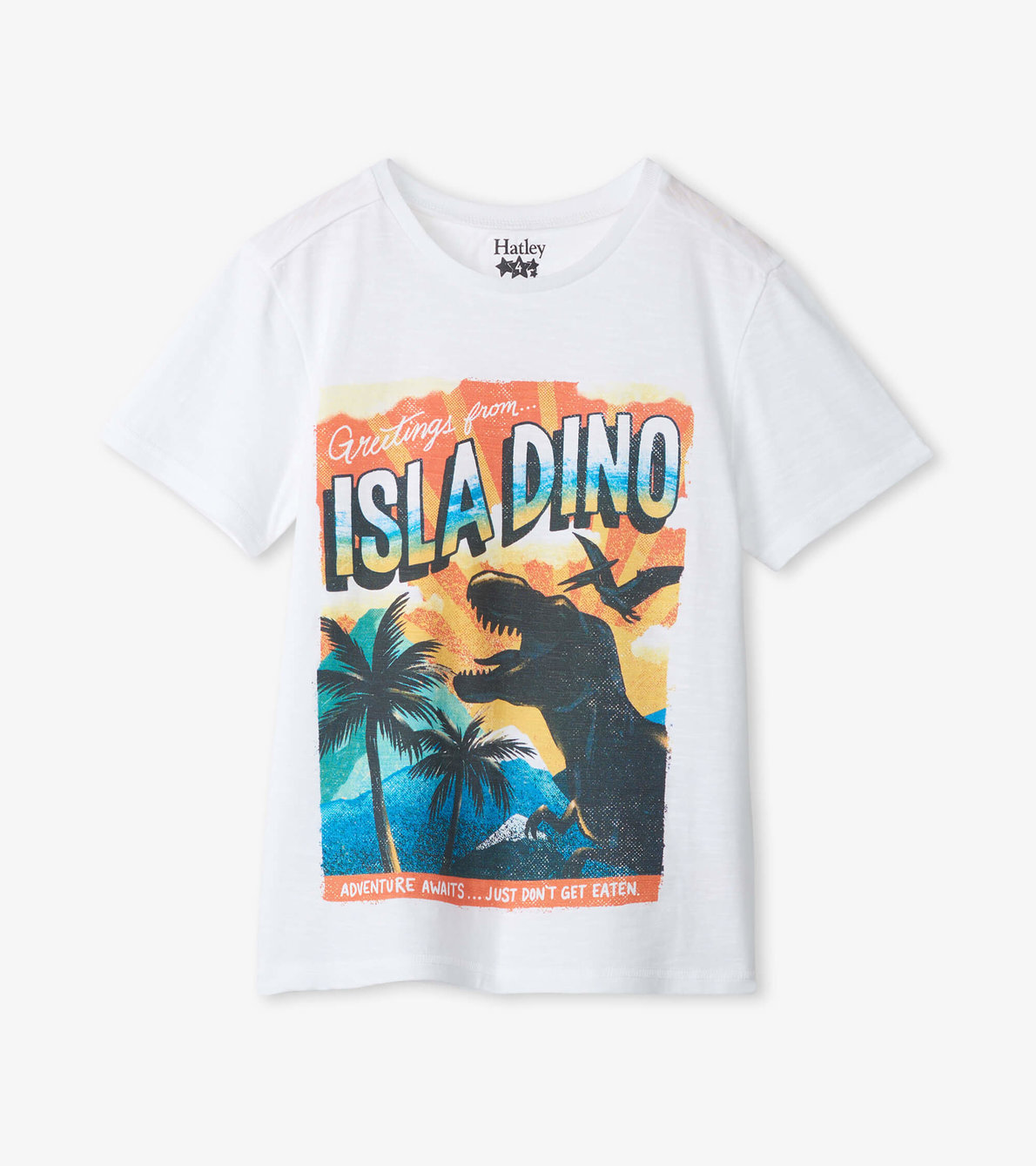 Agrandir l'image de T-shirt à imprimé – Île aux dinosaures
