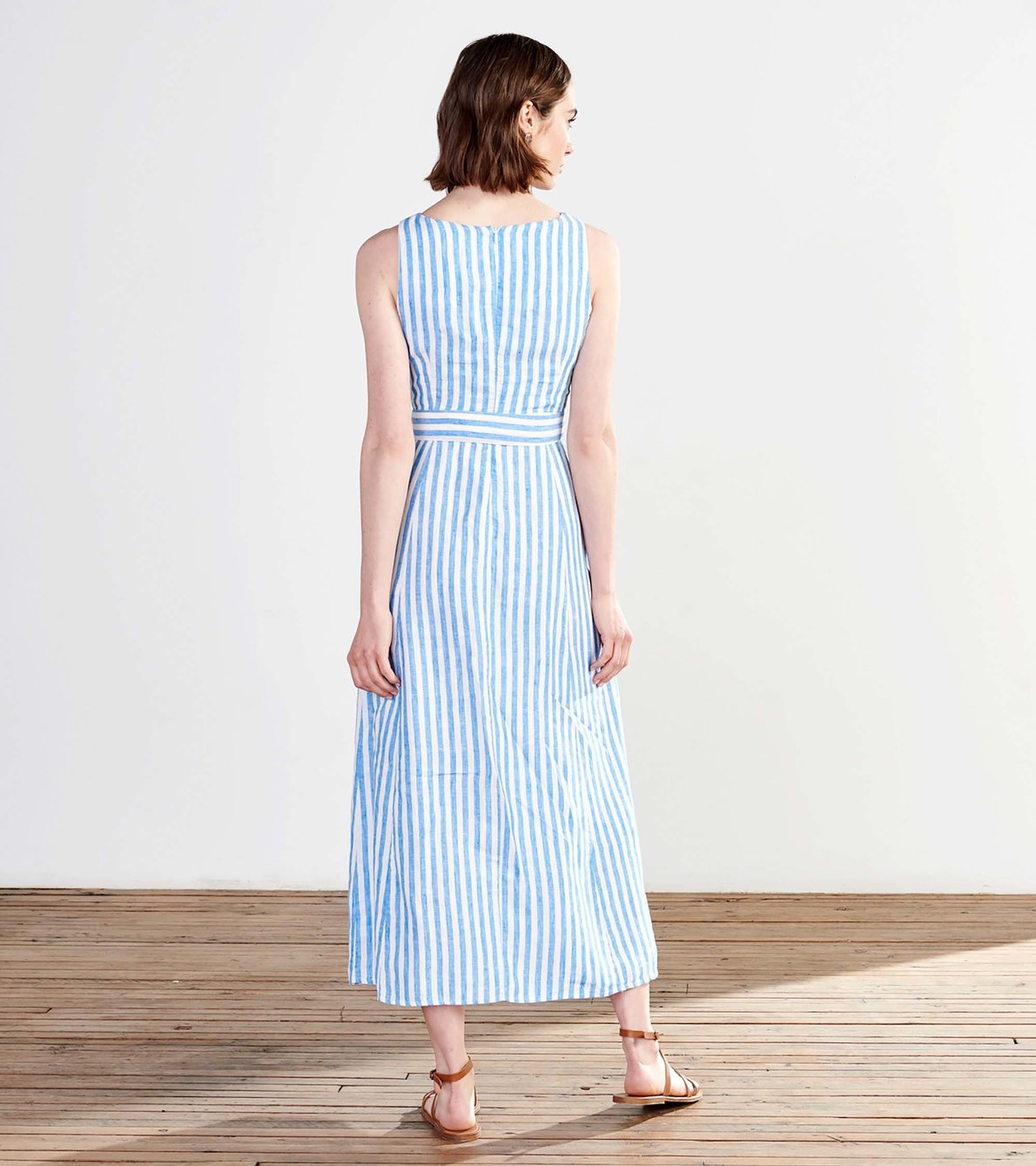 View larger image of Isla Maxi Dress - French Blue Stripes