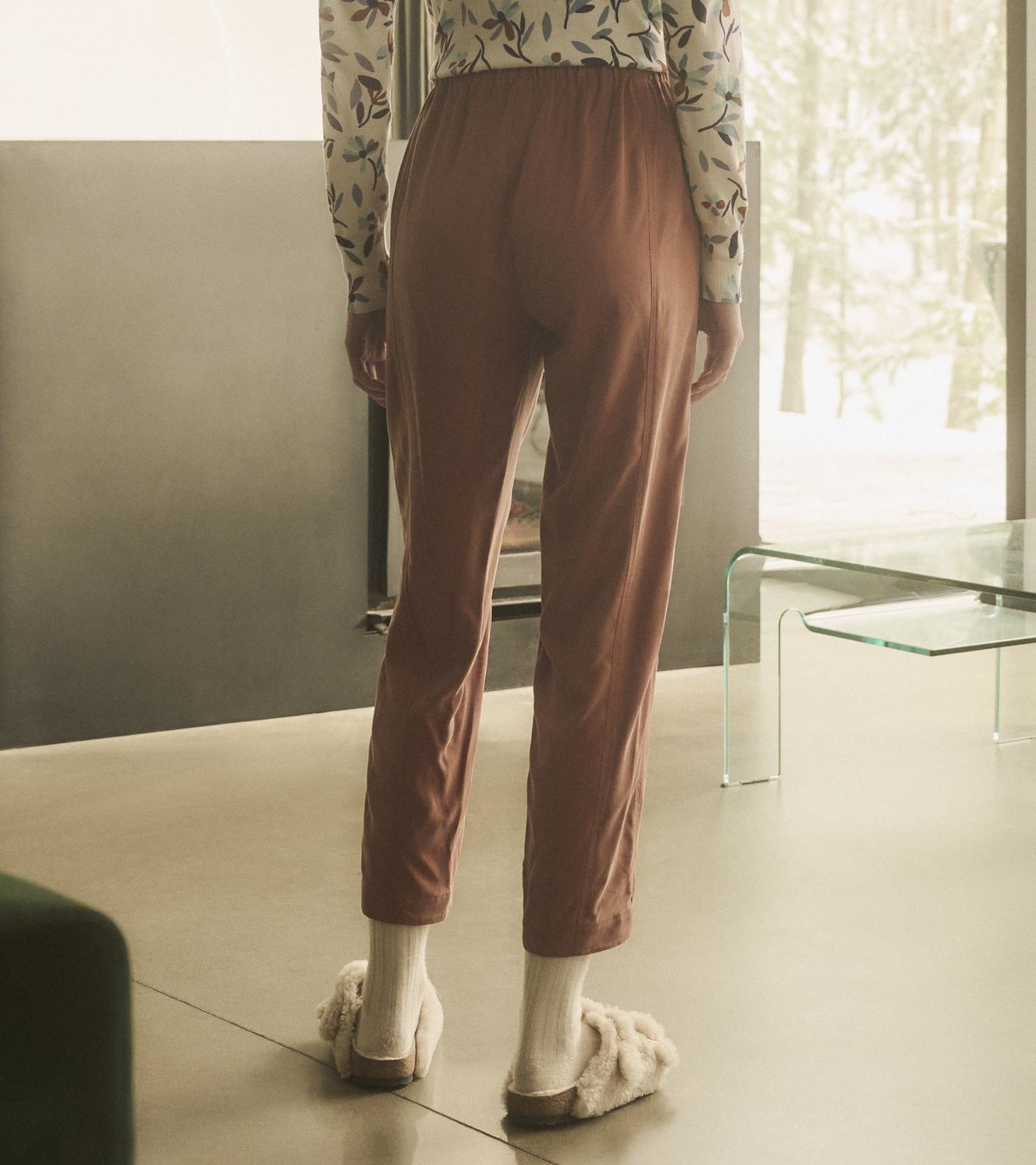 View larger image of Jaime Ankle Trousers - Brown