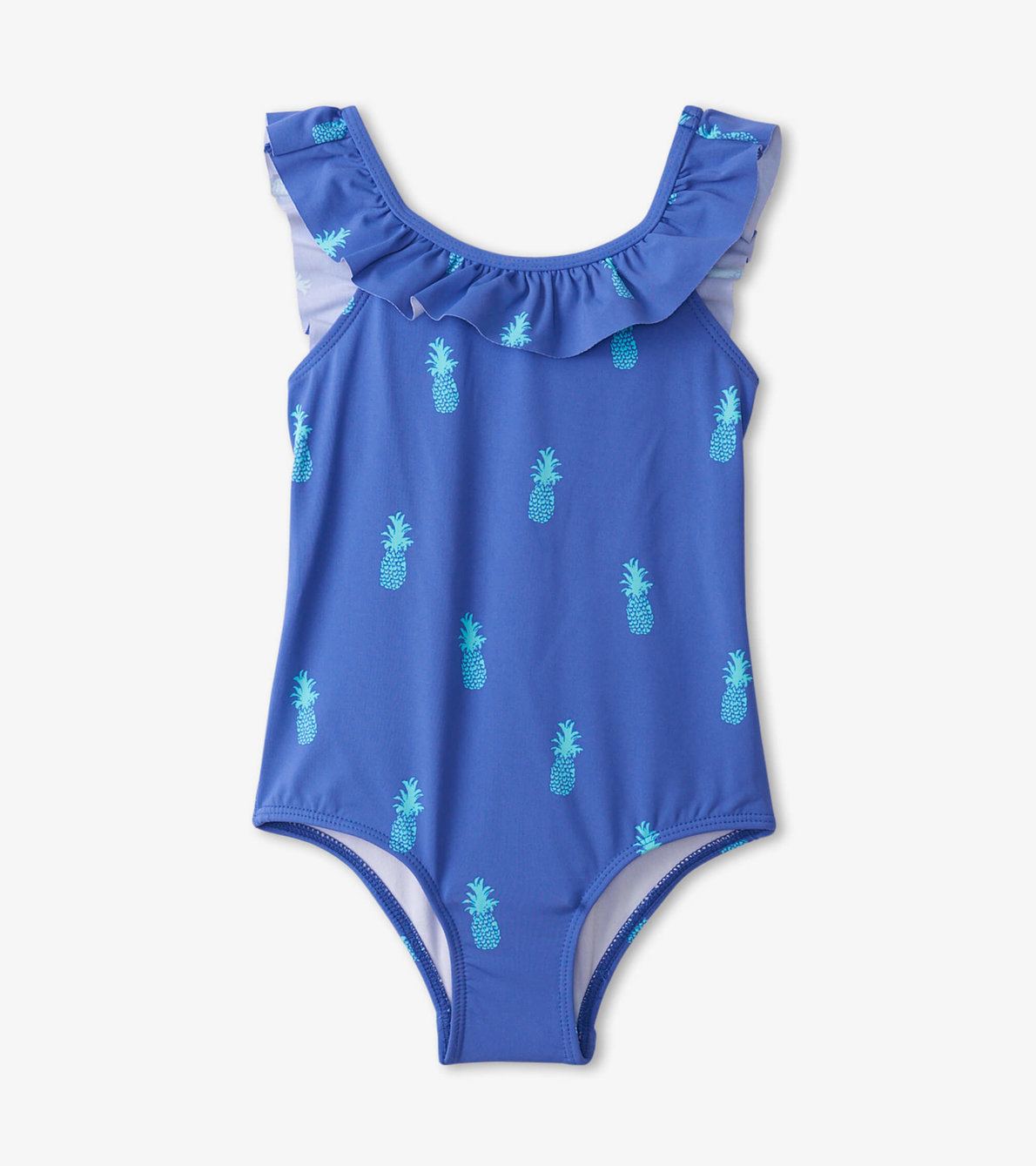 View larger image of Juicy Pineapples Ruffle Sleeve Swimsuit