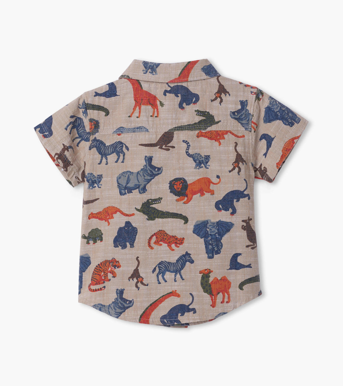 Agrandir l'image de Chemise boutonnée pour bébé – Safari dans la jungle