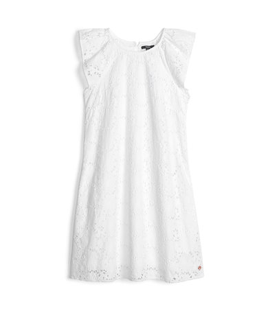 Kaia Eyelet Dress - White