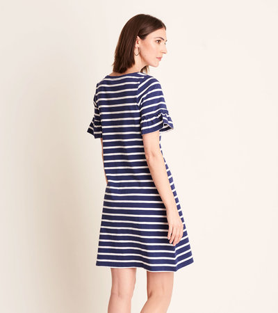 Kelli Dress - Patriot Blue Stripes - Hatley US