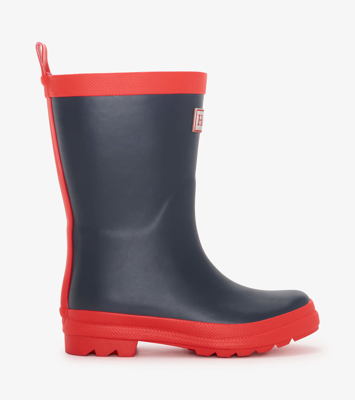 View larger image of Kids Navy & Red Matte Wellies