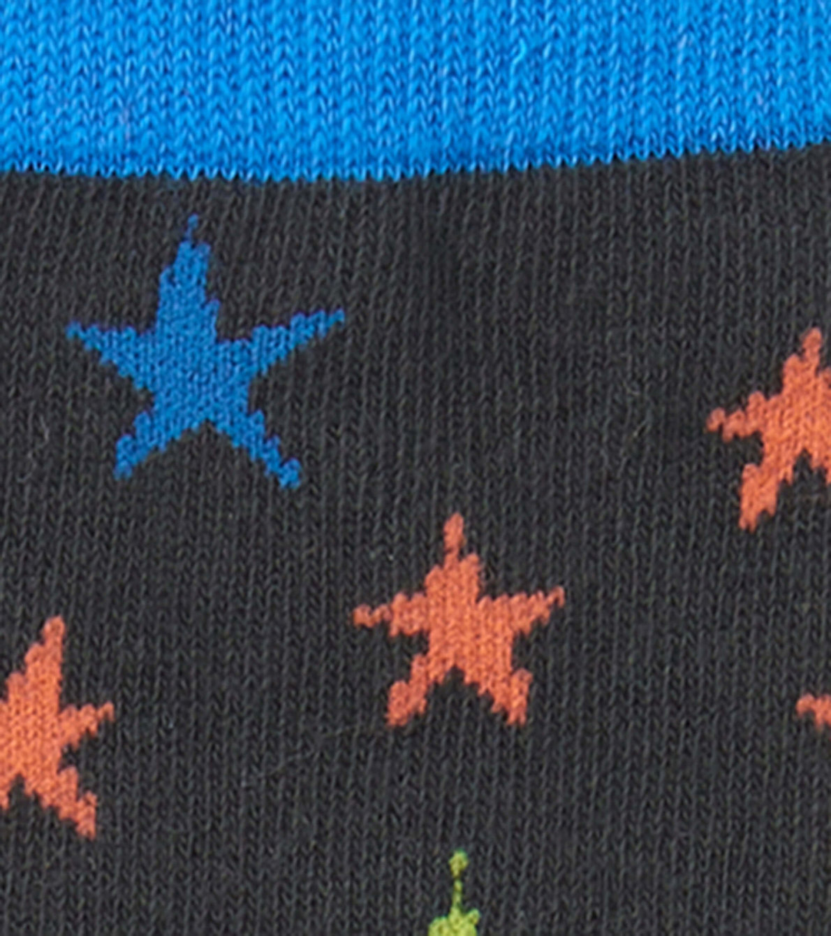 Agrandir l'image de Chaussettes pour enfant – Étoiles colorées sur fond gris