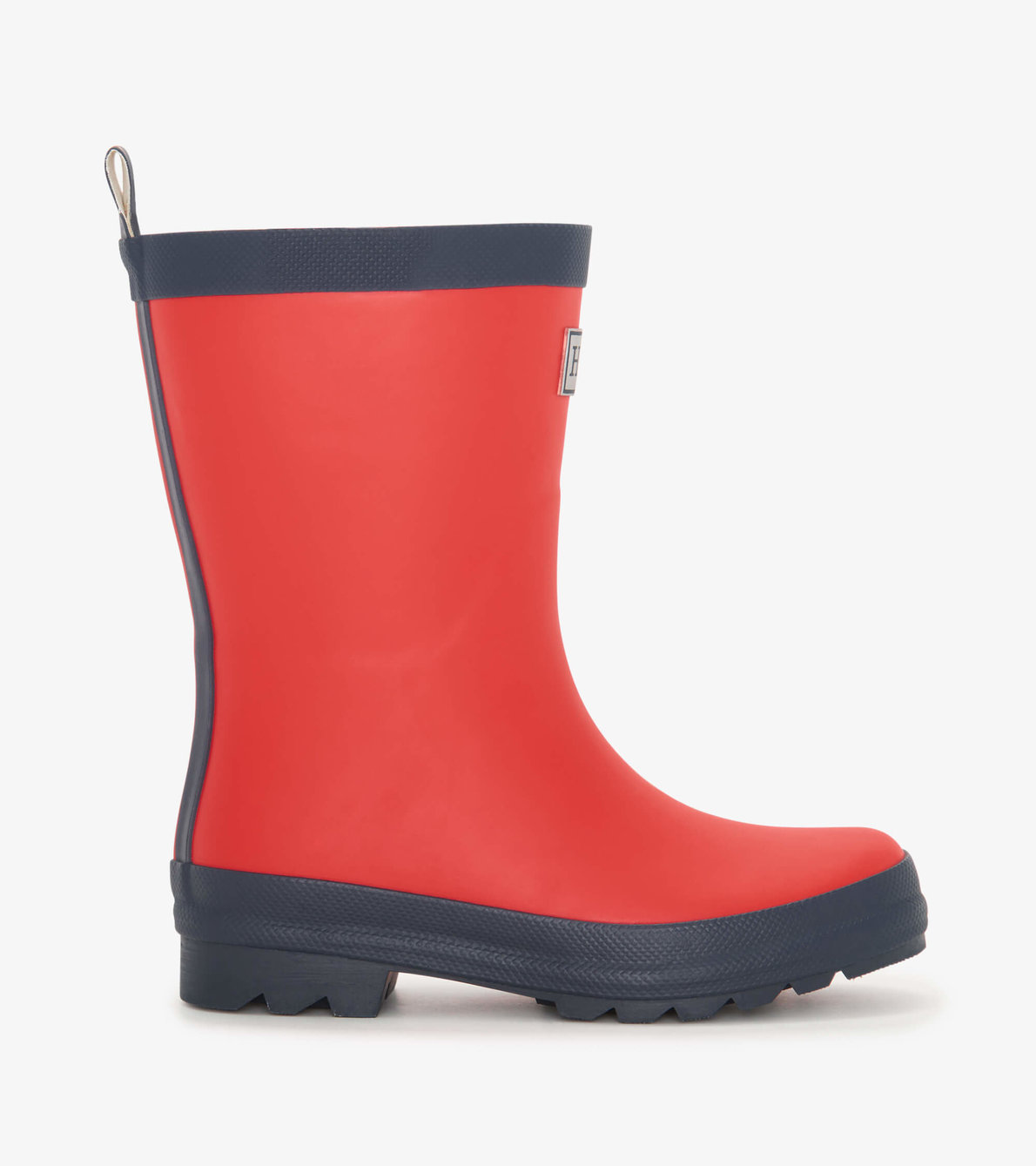 View larger image of Kids Red & Navy Matte Wellies