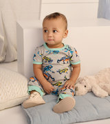 Leaping Frogs Baby Romper