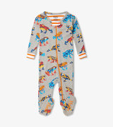 Leaping Frogs Organic Cotton Footed Coverall
