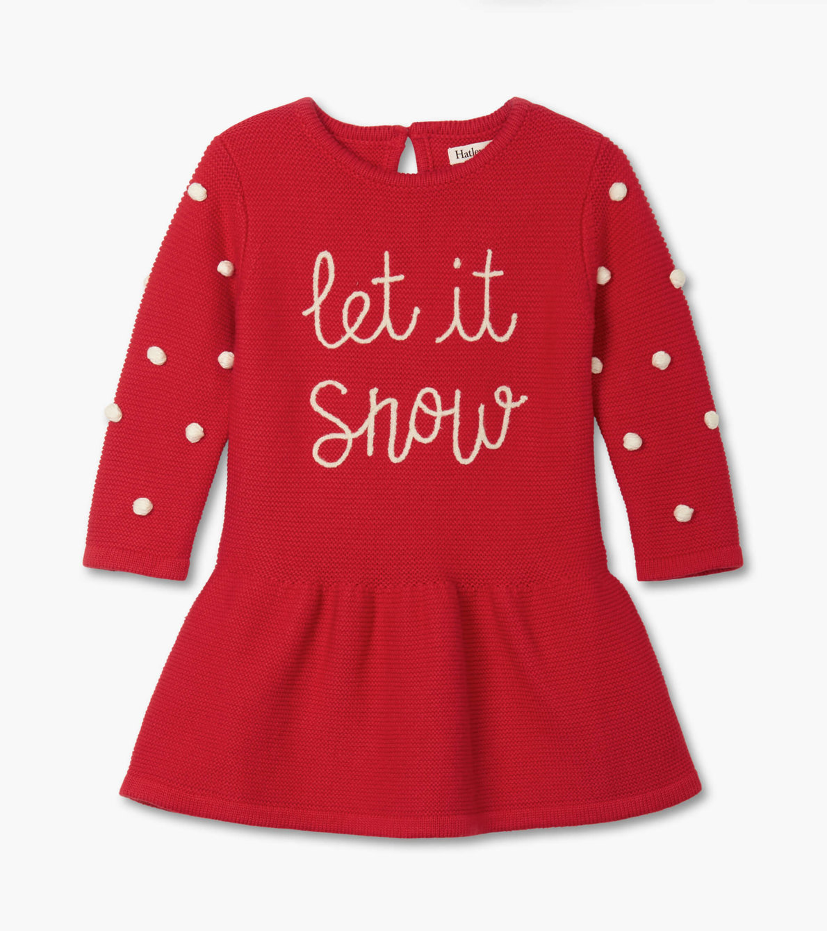 Agrandir l'image de Robe-pull pour bébé – Imprimé « Let It Snow »
