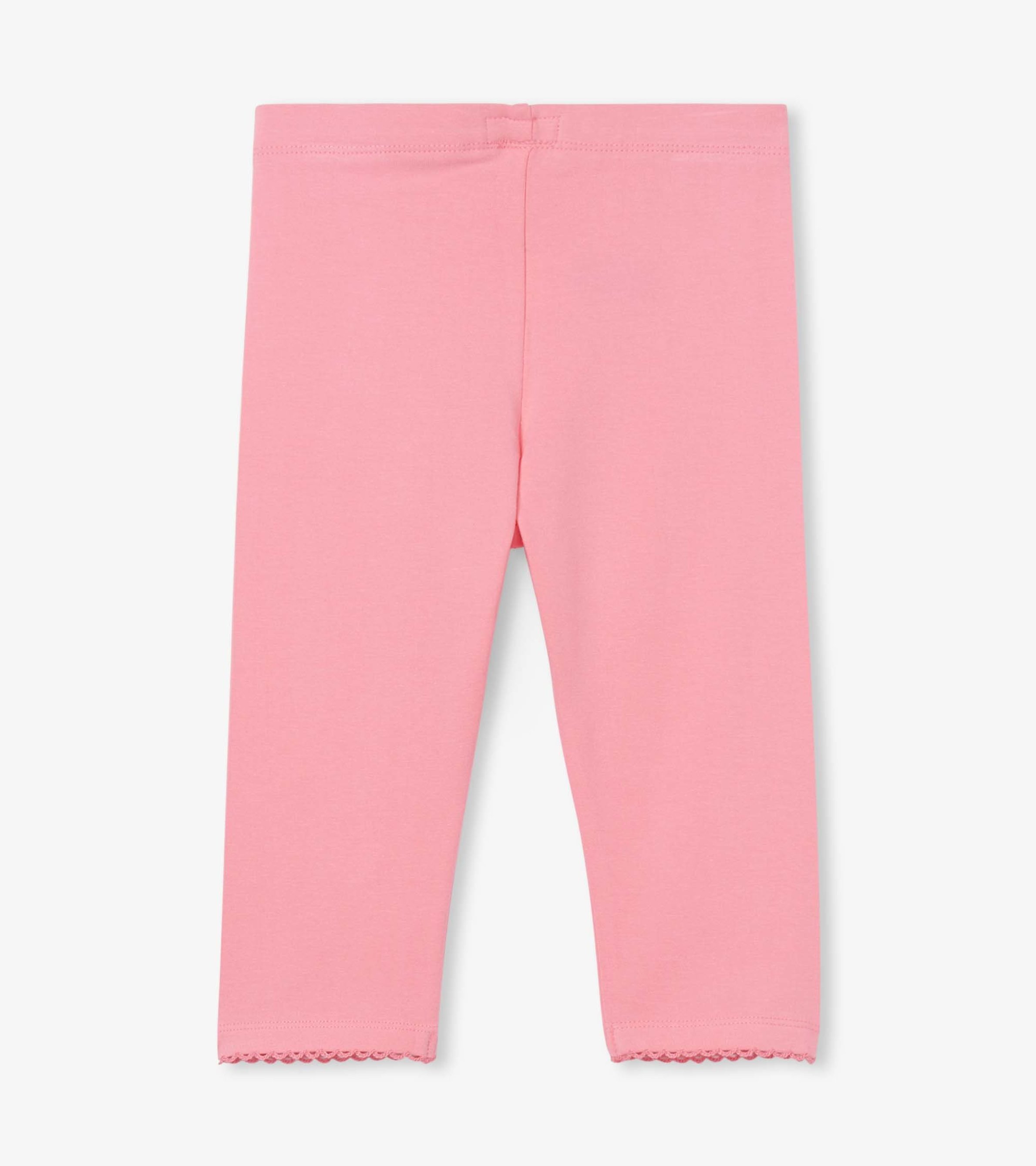Pink High Waist Capri Leggings