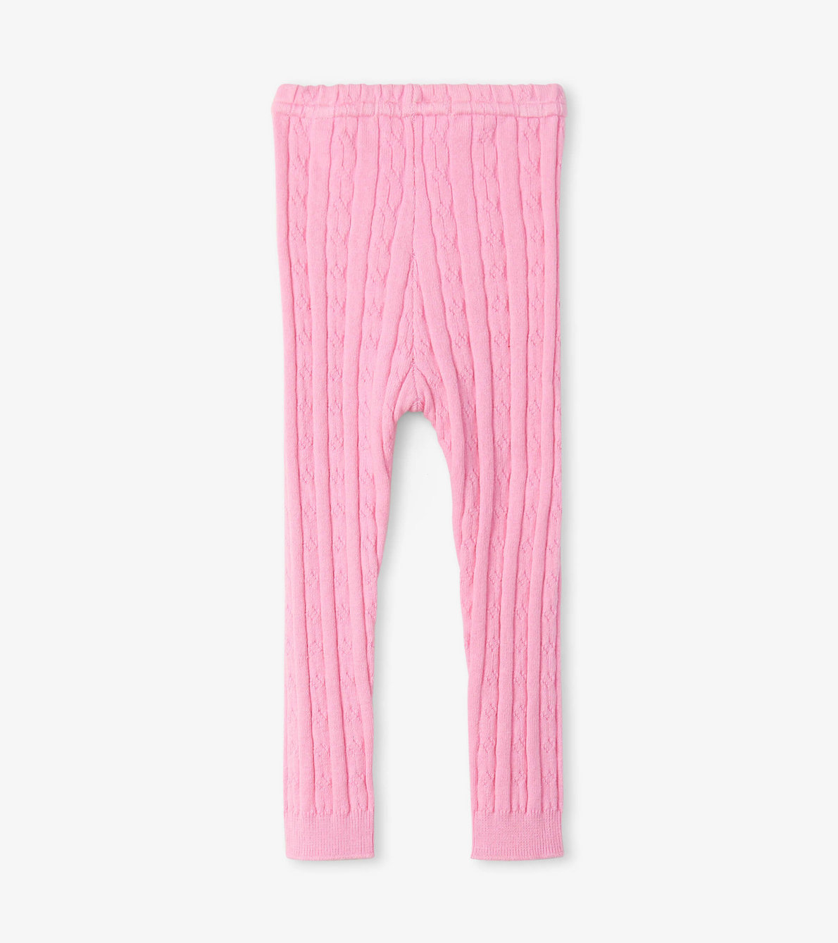 View larger image of Baby Pink Cable Knit Leggings