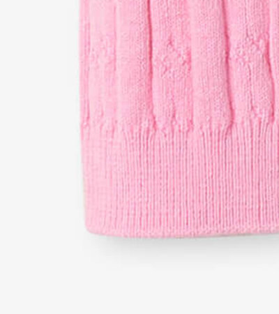 Baby Pink Cable Knit Leggings - Hatley US
