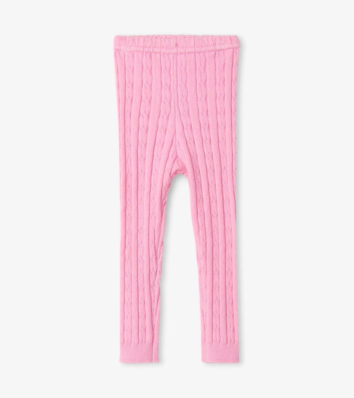 View larger image of Baby Pink Cable Knit Leggings