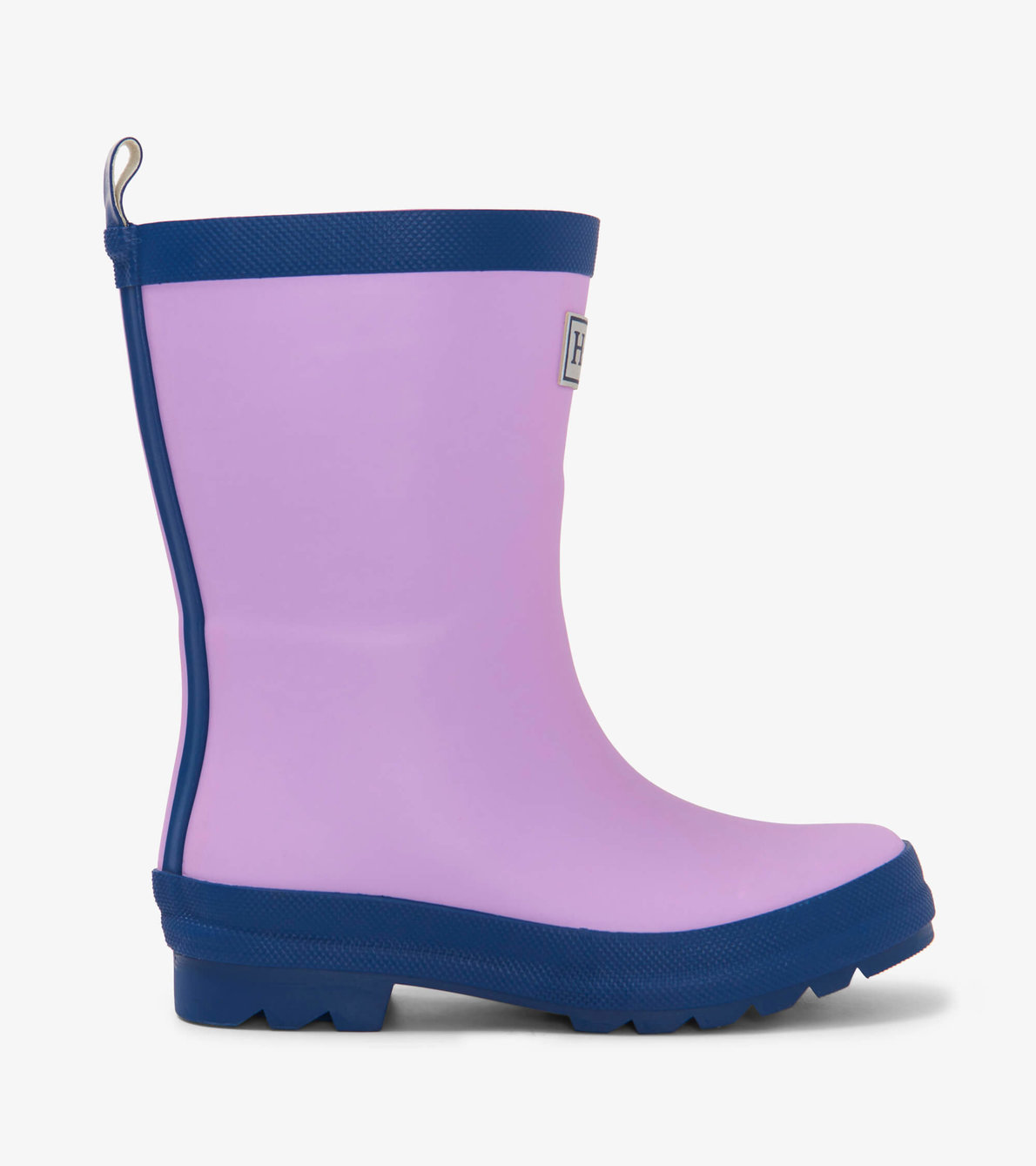 View larger image of Kids Lilac And Navy Matte Wellies