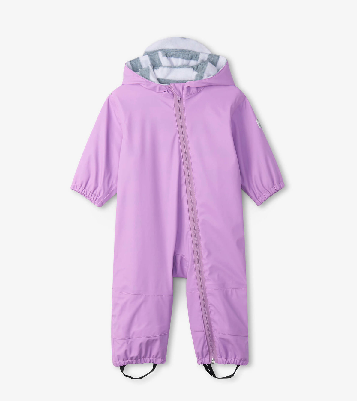 View larger image of Lilac Terry Lined Baby Rain Suit