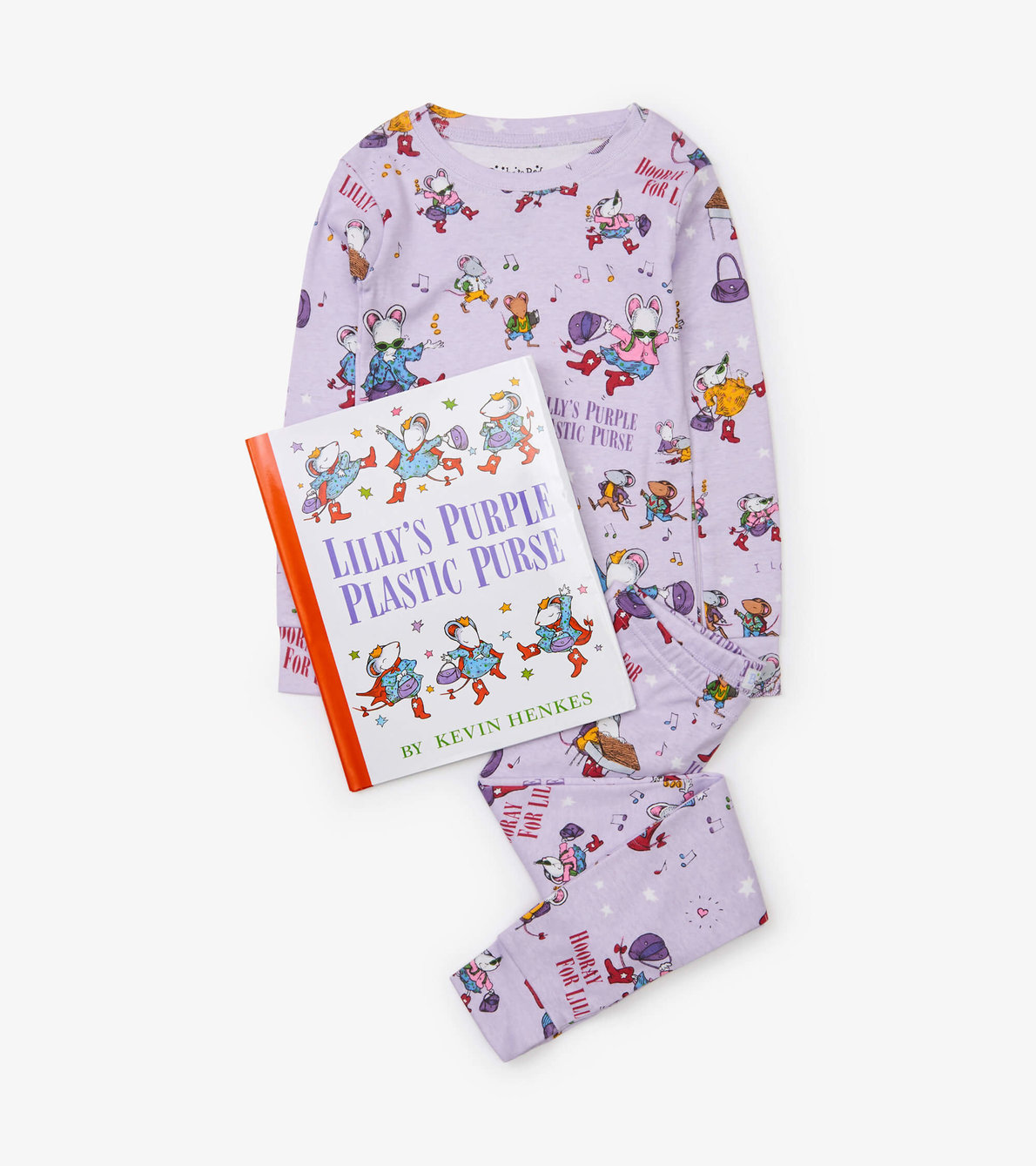 View larger image of Lilly's Purple Plastic Purse Book and Pajama Set