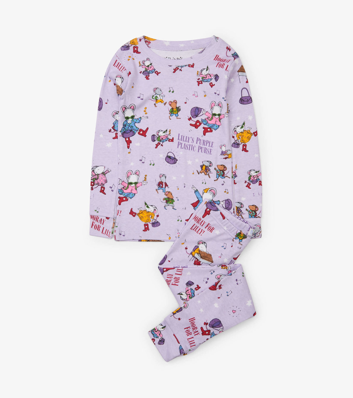 View larger image of Lilly's Purple Plastic Purse Pajama Set