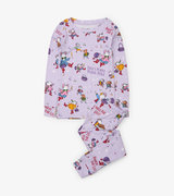 Lilly's Purple Plastic Purse Pajama Set
