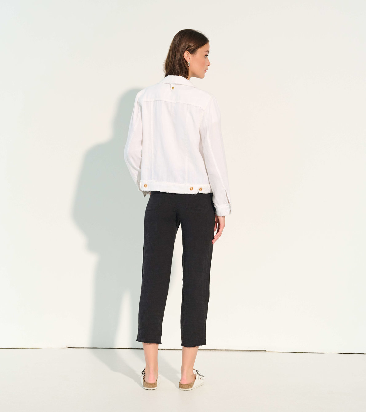 View larger image of Linen Jacket - White