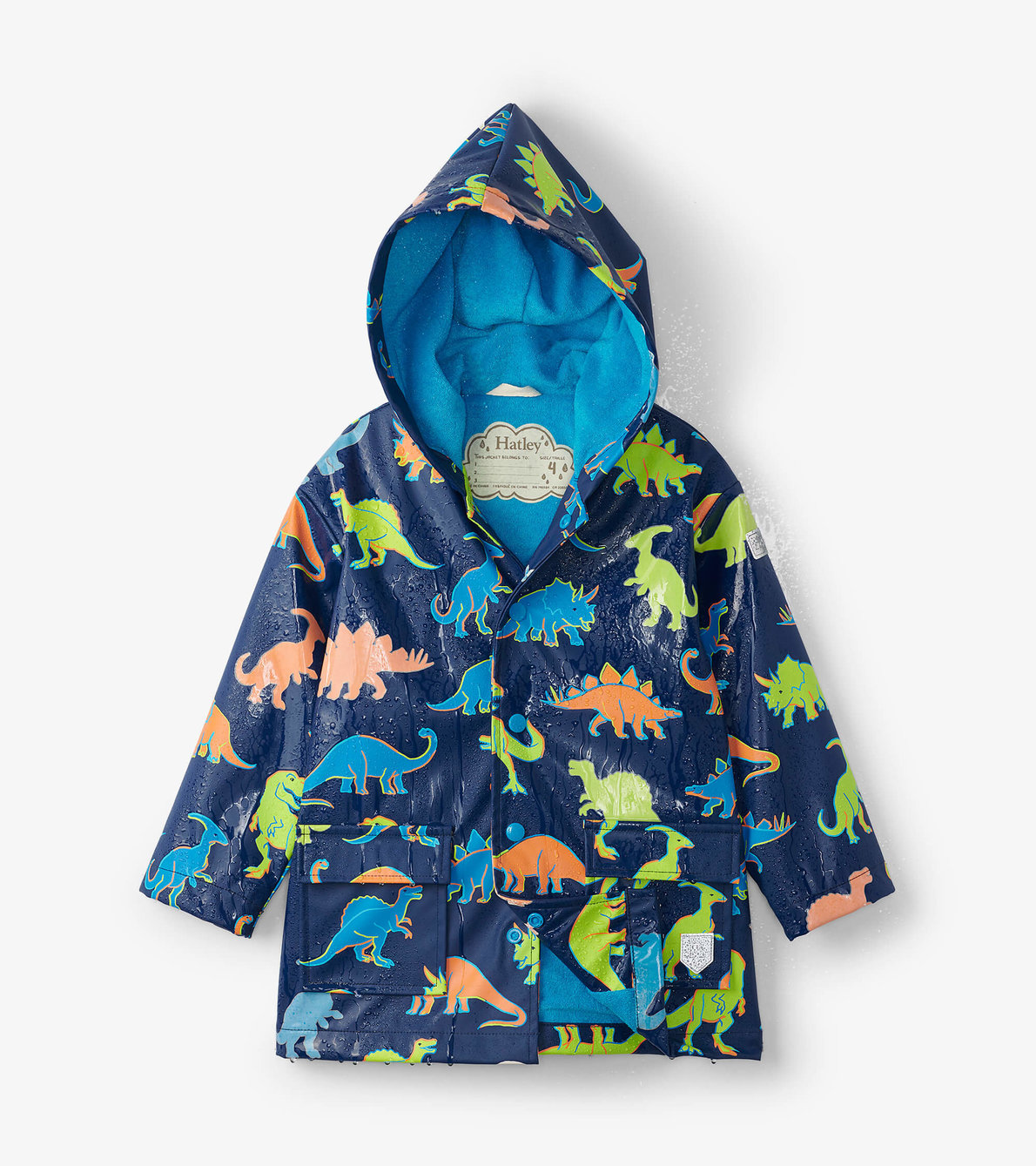 View larger image of Linework Dinos Colour Changing Raincoat