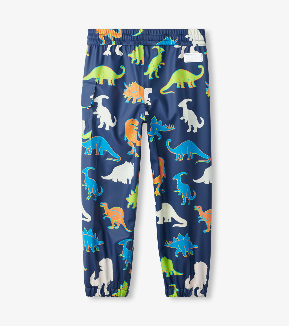View larger image of Linework Dinos Colour Changing Kids Rain Pants