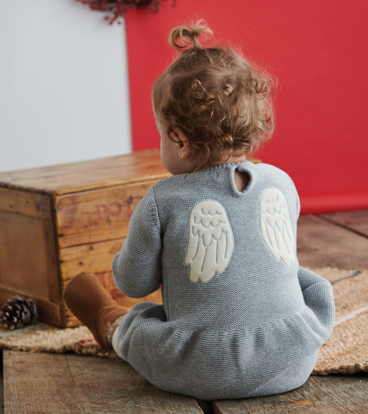 View larger image of Little Angel Baby Sweater Dress